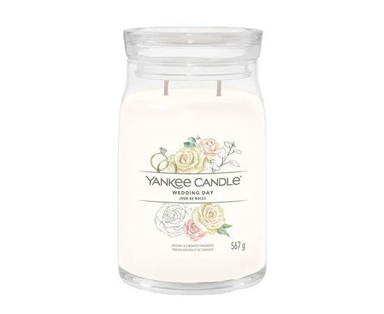 Aromatic candle Signature large glass Wedding Day 567 g
