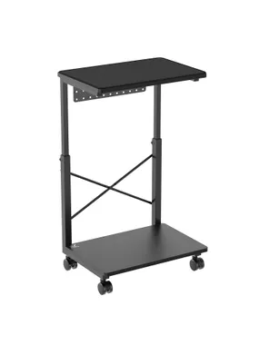 Wheeled stand for a CPU computer with a NanoRS shelf, 80kg max, adjustable height 550~850mm, RS430