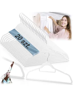 Velor clothes hangers 20pcs MS-859 Massido