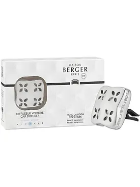 Gift Set Car Diffuser Cosy Silver + Refill Cozy Musk