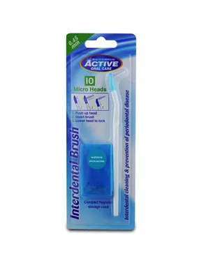 Interdental Brush interdental brush + replaceable caps 0.45mm 10 pcs.