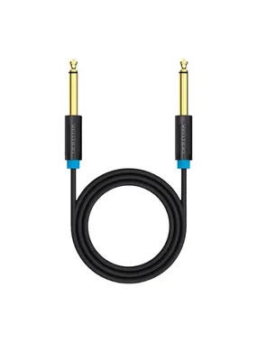 Audio Cable TS 6.35mm Vention BAABH 2m (black)