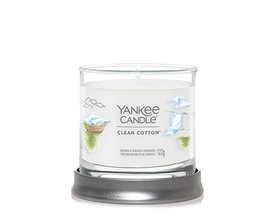 Aromatic candle Signature tumbler small Clean Cotton 122 g