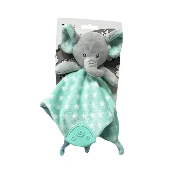 Cuddly toy Milus mint elephant 25x25 cm