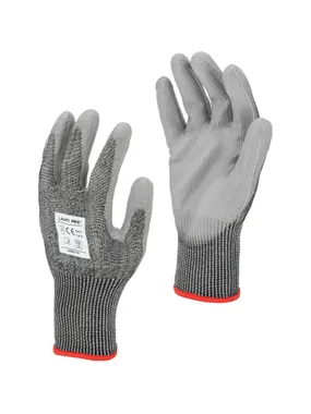 PU cut res gloves. f, l200510p, card, "10", ce, lahti