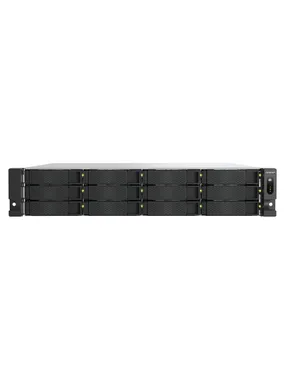 QNAP TS-H1277AXU-RP NAS statīvs (2U) AMD Ryzen™ 7 32 GB DDR5 168 TB HDD QuTS hero Black
