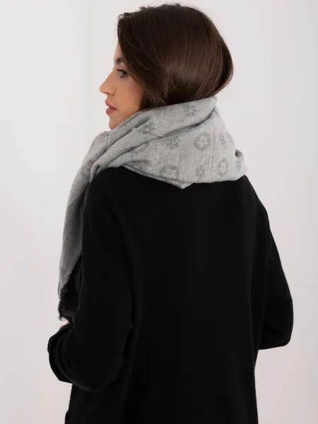 Women's gray Scarf shawl / scarf / cowl