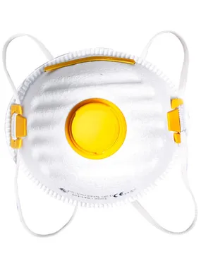 46007 Disposable dust masks with valve, 3 pieces