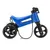 CROSS-COUNTRY BIKE FUNNY WHEELS RIDER METALLIC BLUE