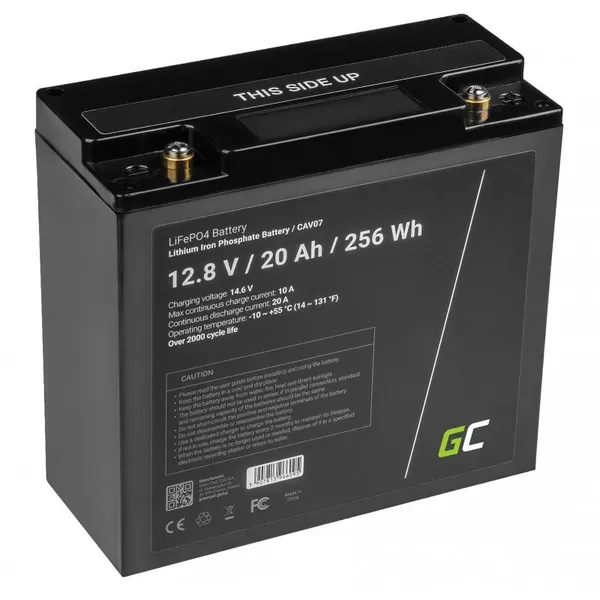 LiFePO4 battery 12V 12,8V 20Ah