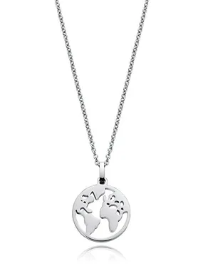 Ladies´ Kiss World Map Necklace 15018C01000