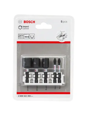 Pick and Click Impact Control Socket and Screwdriver Bit Set, 50mm