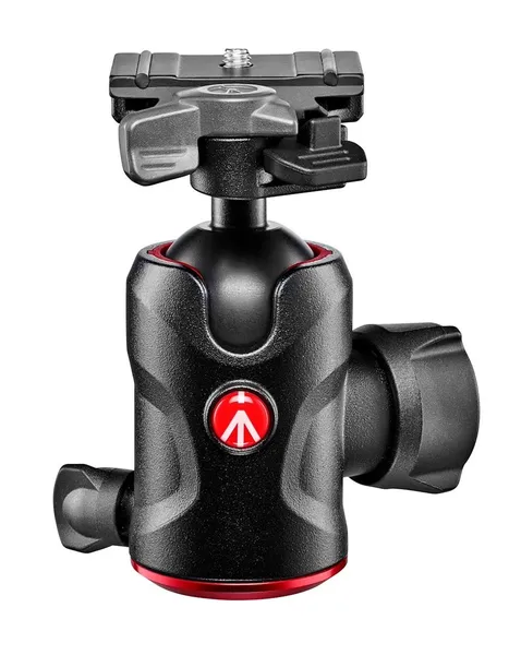 Manfrotto MH496-BH statīva galva, melna alumīnija 1/4" bumba