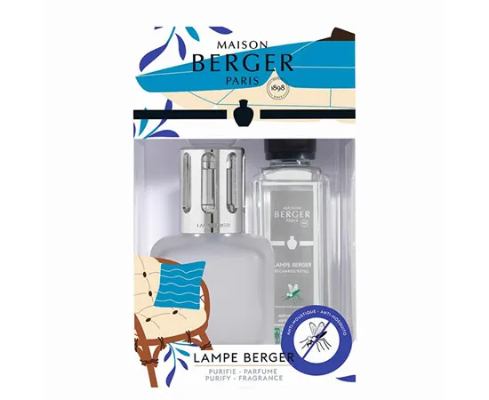 Gift set catalytic lamp Glacon white + Anti-Mosquito refill 250 ml