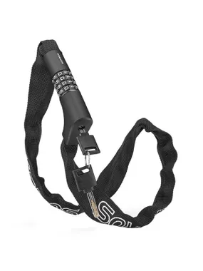 Rockbros Combination and key bike lock, 0.95 m, black