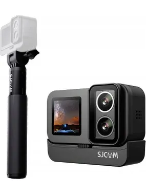 SJCAM SJ20 sporta kamera + automātiskās uzlādes turētājs Melns