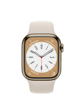 Watch Series 8 45mm GPS+Cellular Stainless Steel Case Gold (Refurbished)