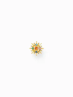 Thomas Sabo H2284-971-7 Gold-plated single stud earring sun w. coloured stones