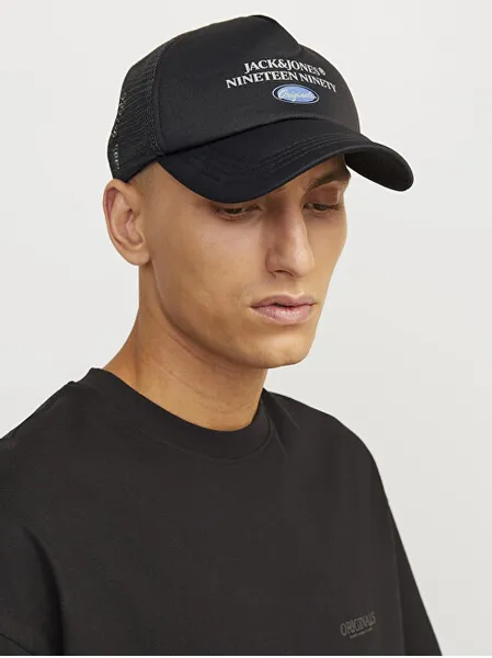 Men's cap JACRIVER 12263317 Black