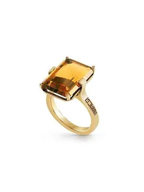 Elegant gold-plated ring JUBR01235JWAGTZ
