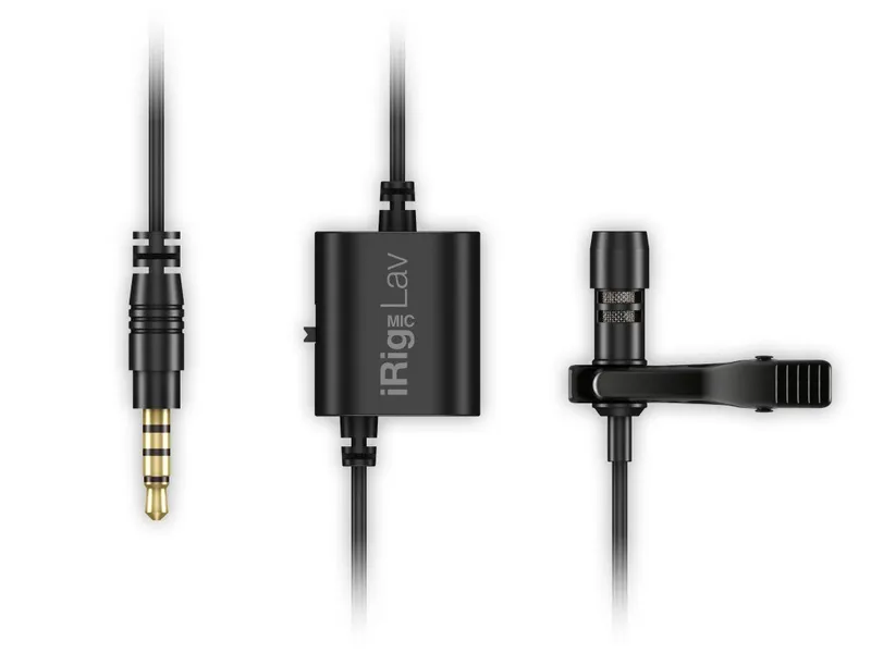 IK Multimedia iRig Mic Lav Black Clip-on mikrofons