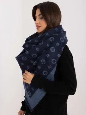 Women's navy blue Scarf shawl / scarf / cowl