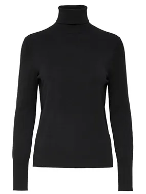 Ladies sweater ONLVENICE L / S ROLLNECK PULLOVER KNT NOOS Black