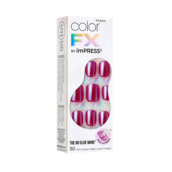 Glue-on nails ImPRESS Color FX - This City 30 pcs