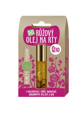 Organic Rose Lip Oil Q10 10 ml