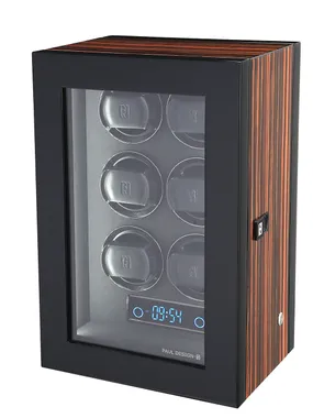 Paul Design Watch Winder Gentlemen 6 Macassar 20118