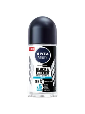 Men Black&White Invisible Fresh antiperspirant roll-on 50ml