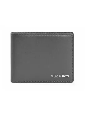 Men's leather wallet clyde gray