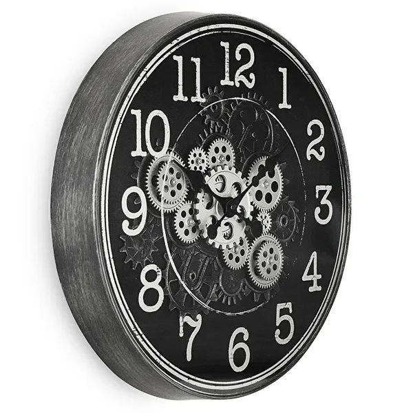 Design plastic clock with gears Millennium E01.4328.90