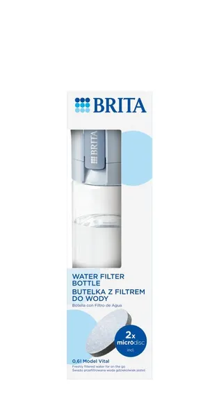 Brita Vital zilā 2-disku filtra pudele