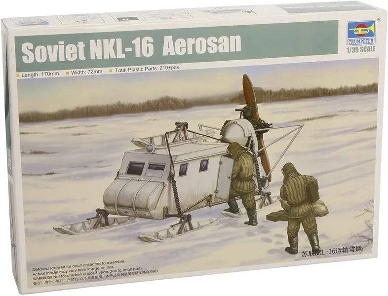 Plastic model Soviet NKL-16 Aerosan