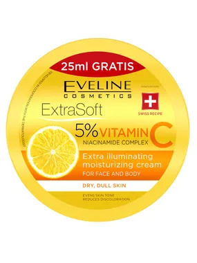 Extra Soft Extra Brightening Moisturizing Cream for Face and Body 200ml