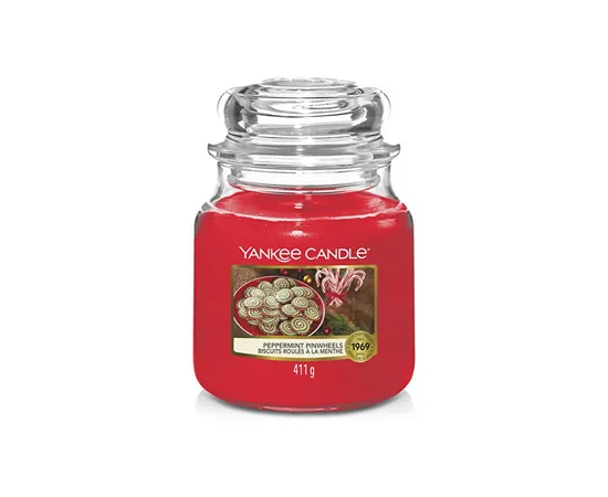 Aromatic candle Classic medium Peppermint Pinwheels 411 g
