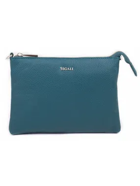 Women's leather handbag A6B Rain Storm