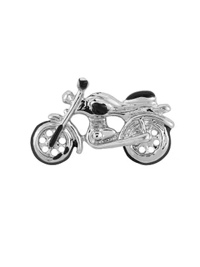 Stylish brooch in the shape of a KS-191 motorcycle
