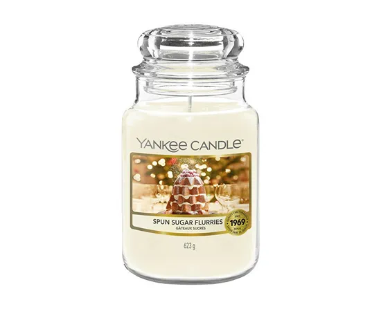 Aromatic candle Classic large Spun Sugar Flurries 623 g