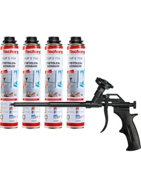 Metal foam gun PUPM 4 BLACK, special offer package, spray gun