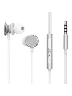 Wired Earphones JR-EW03, Half in Ear (Silver)