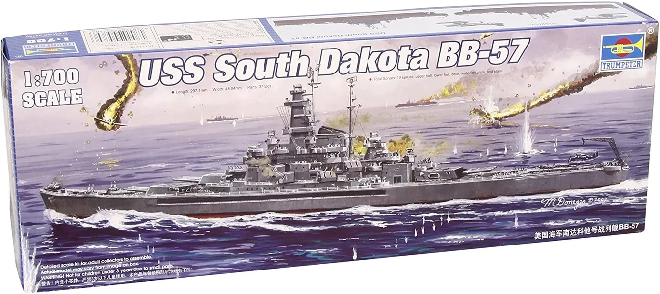 TRUMPETER USS South Dakota BB-57