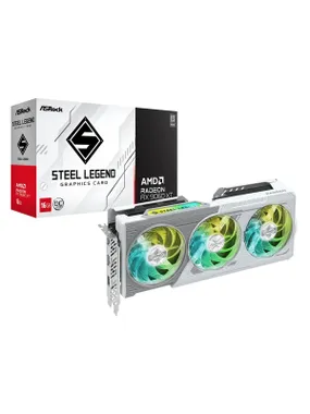 Graphics card. Asrock RX9060XT Steel Legend 16GB OC