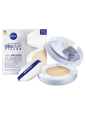 Caring toning cream in a sponge 3 in 1 Hyaluron Cellular Filler 15 g