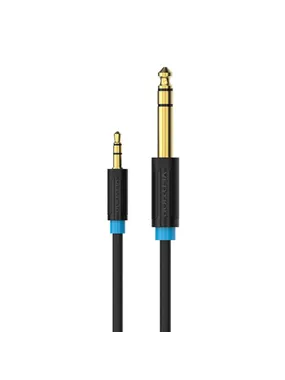 Audio Cable TRS 3.5mm to 6.35mm Vention BABBJ 5m, Black