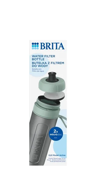 Brita Active zaļa 2-disku filtra pudele