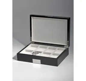 Rothenschild Watch Box RS-2022-8BL for 8 Watches Black