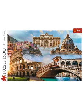 Puzzle 1500 elements Favorite places Italy