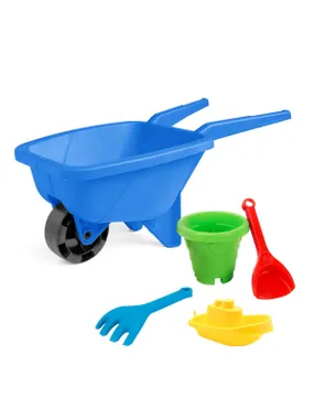 Wheelbarrow with sand kit blue